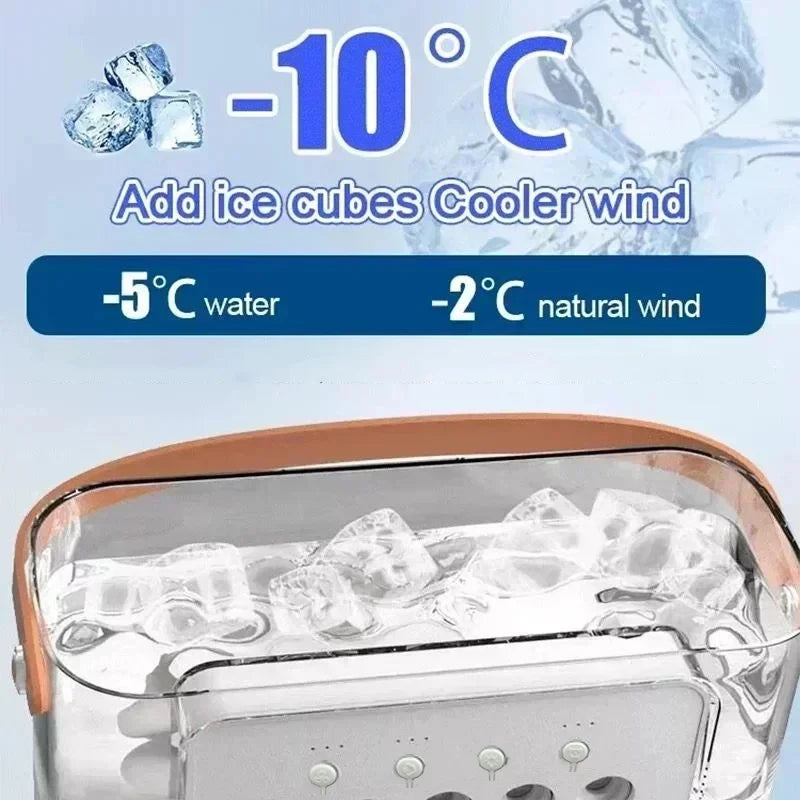 Portable 3-in-1 Mini Air Cooler – Fan, AC & Humidifier