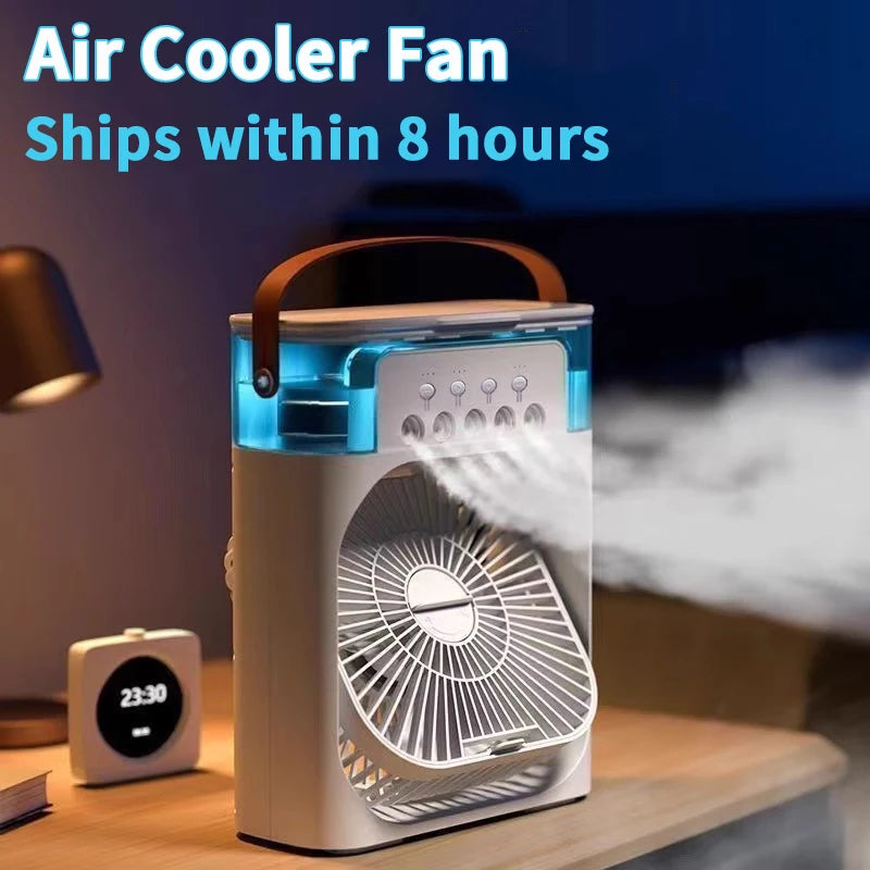 Portable 3-in-1 Mini Air Cooler – Fan, AC & Humidifier
